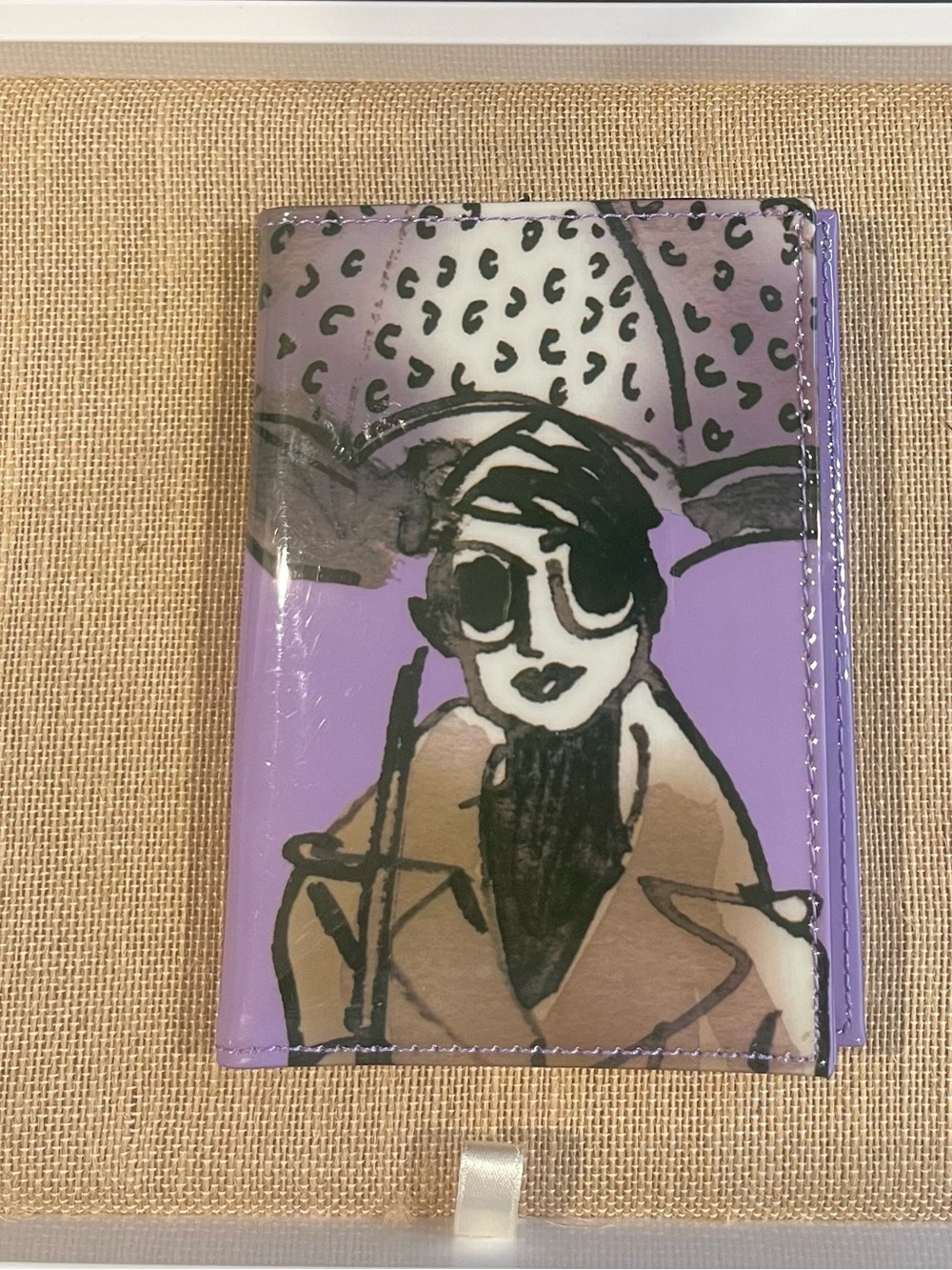 Izak Witty Passport/Card Holder with Woman Design